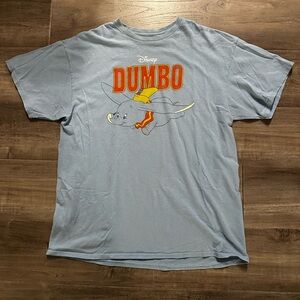 Disney Light Blue T-Shirt with Red Logo